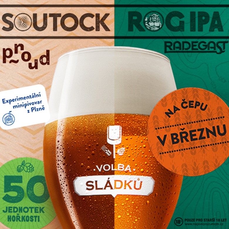 Březen patří pivu India Pale Ale: Volba sládků nabízí IPA Soutock a ROG IPA